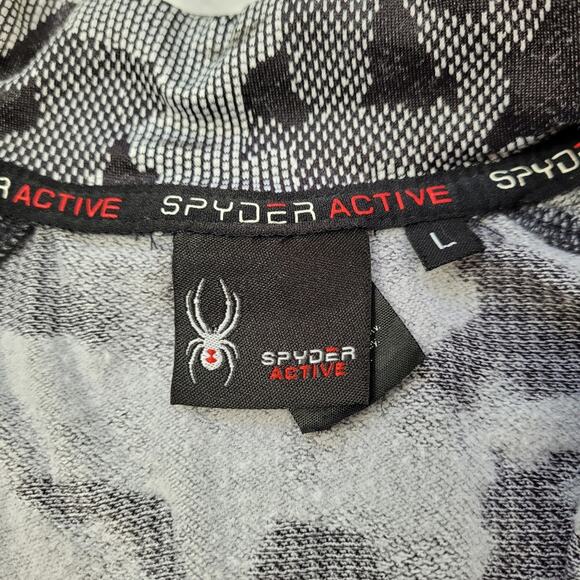Spyder Active 1/2 Zip Camouflage Jacket size Large - Picture 9 of 11